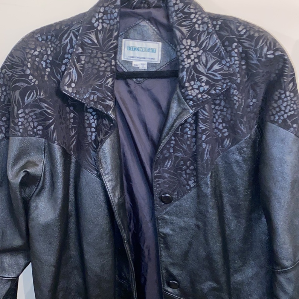 Vintage Fitz-Wright Leather Coat